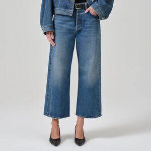 EUC Citizens of Humanity Gaucho Vintage Crop Wide-Leg Jeans in Oasis